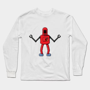 Pixel Robot 223 Long Sleeve T-Shirt